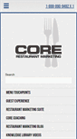 Mobile Screenshot of corerestaurantmarketing.com